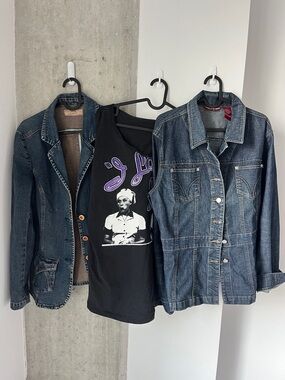 3-Piece Bundle Deal-Levi’s  Blazer, Point Zero Denim, I Love Lucy T-Sz L/XL